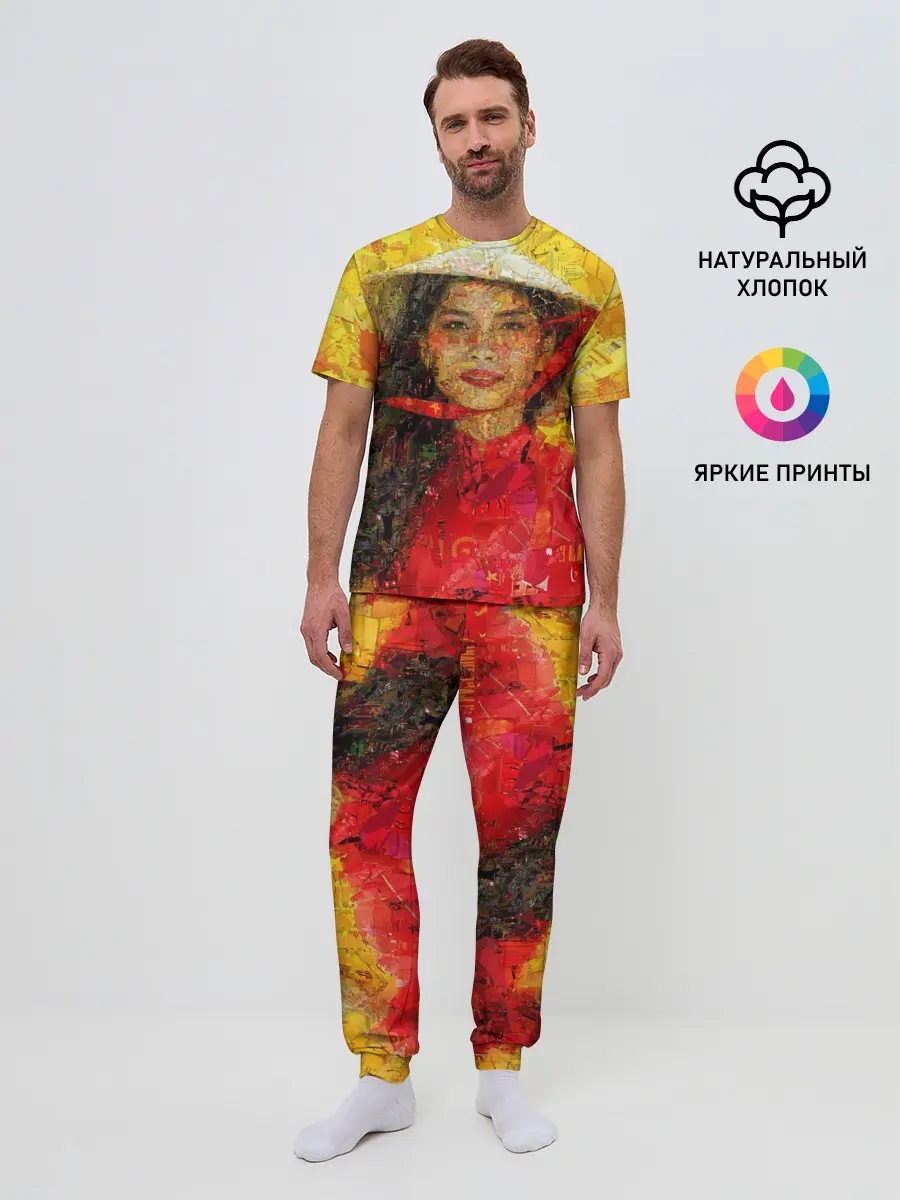 Мужская пижама с брюками / Вьетнам