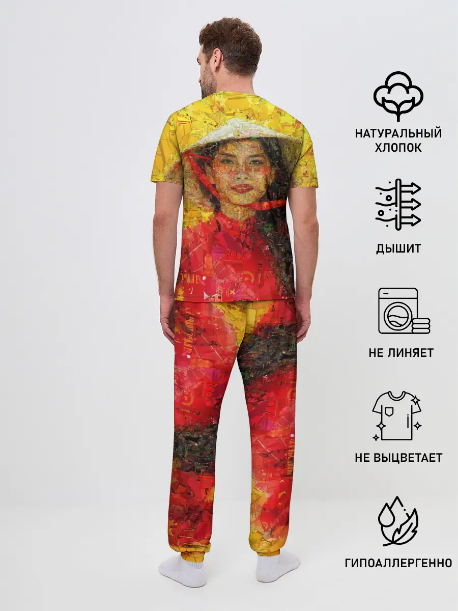 Мужская пижама с брюками / Вьетнам