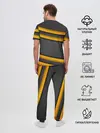Мужская пижама с брюками / Желтые полосы