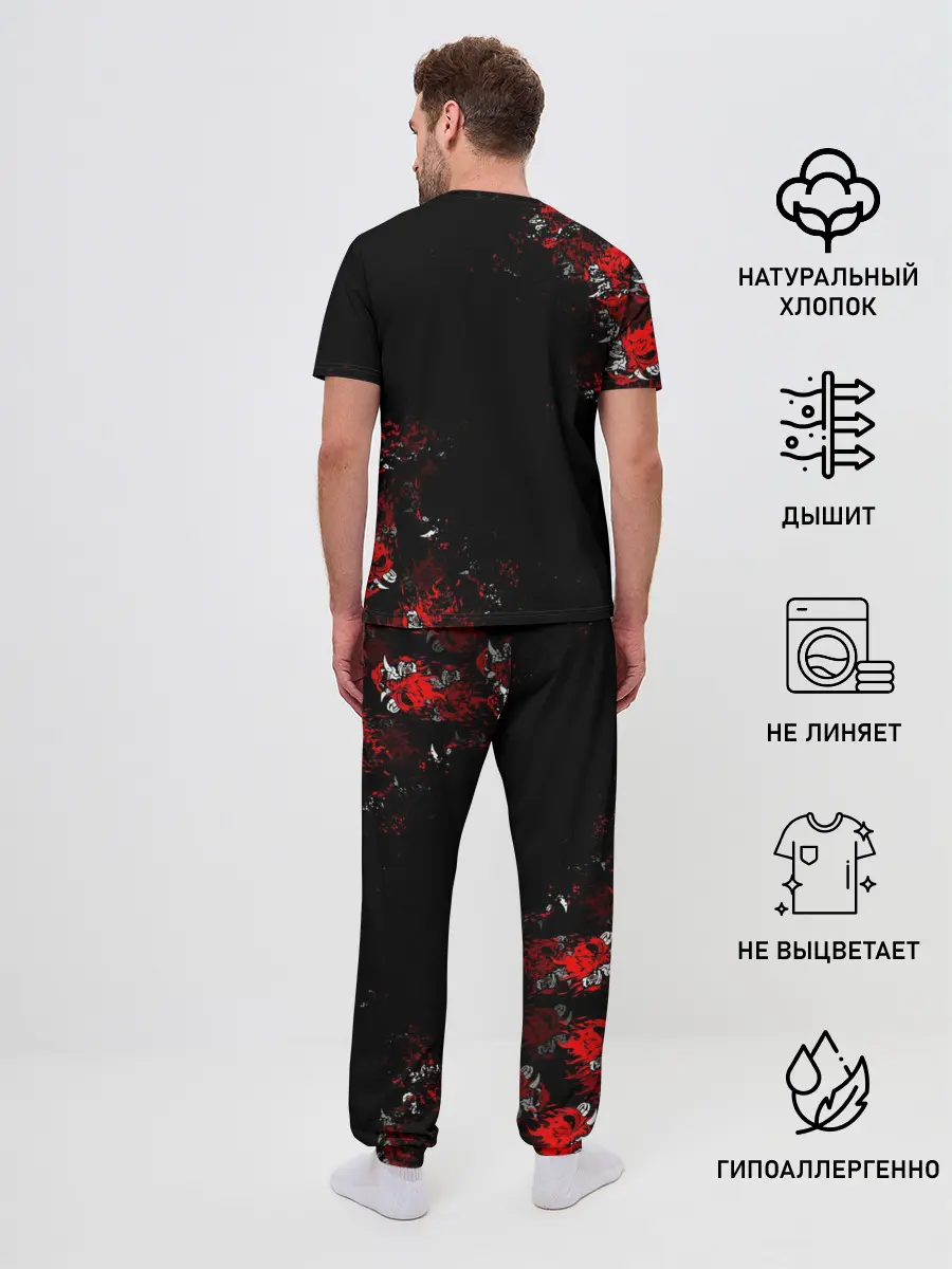 Мужская пижама с брюками / SAMURAI / CYBERPUNK 2077