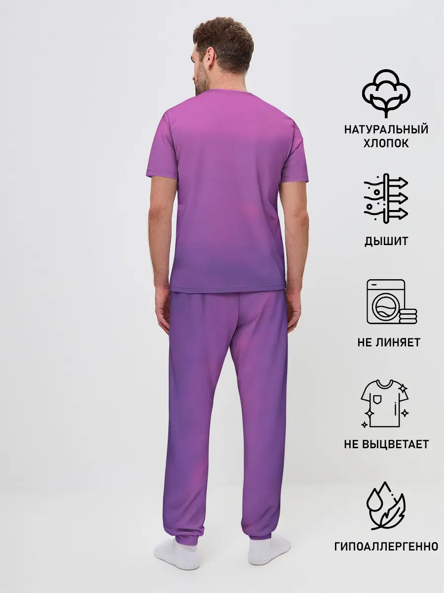 Мужская пижама с брюками / Магическая Битва - С повязкой