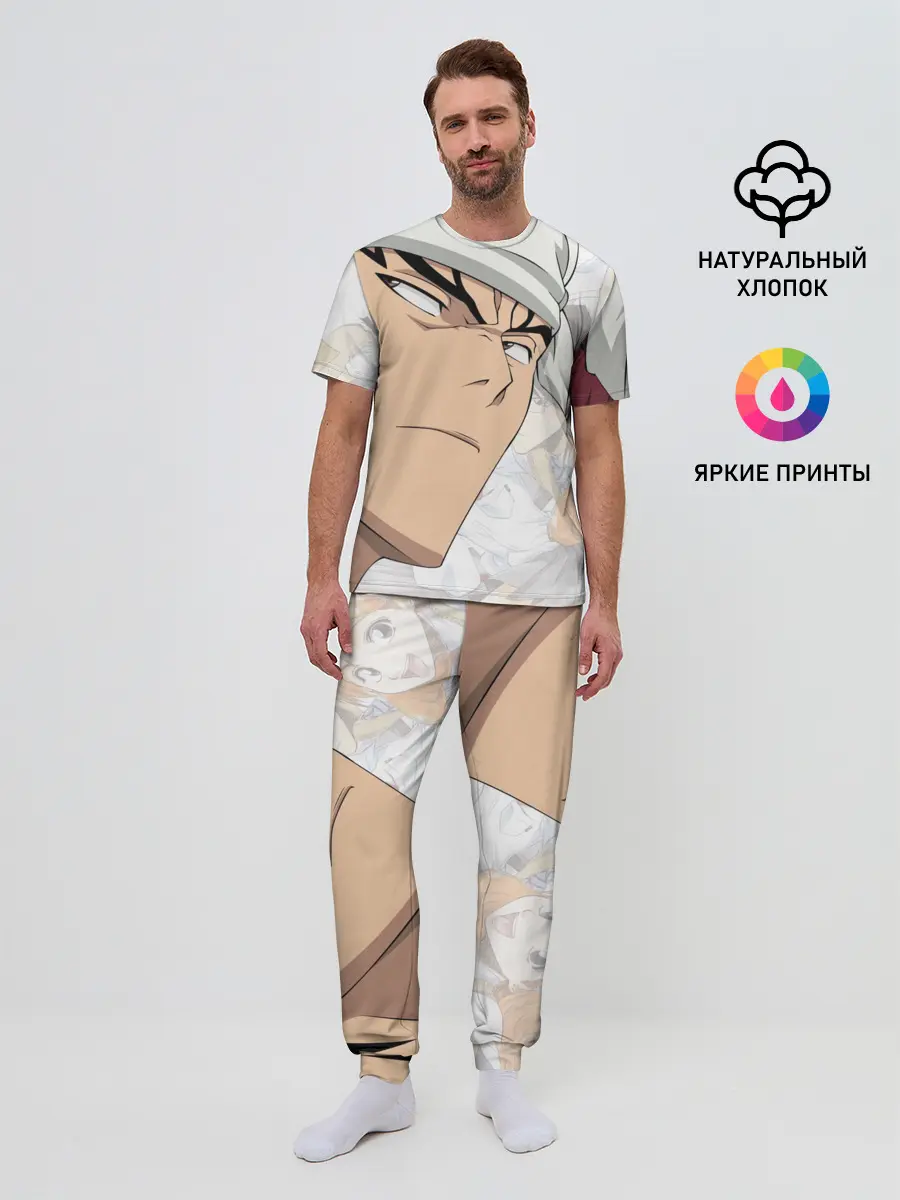 Мужская пижама с брюками / Bleach Anime Abarai Renji