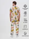 Мужская пижама с брюками / Абстрактные ветви - узор