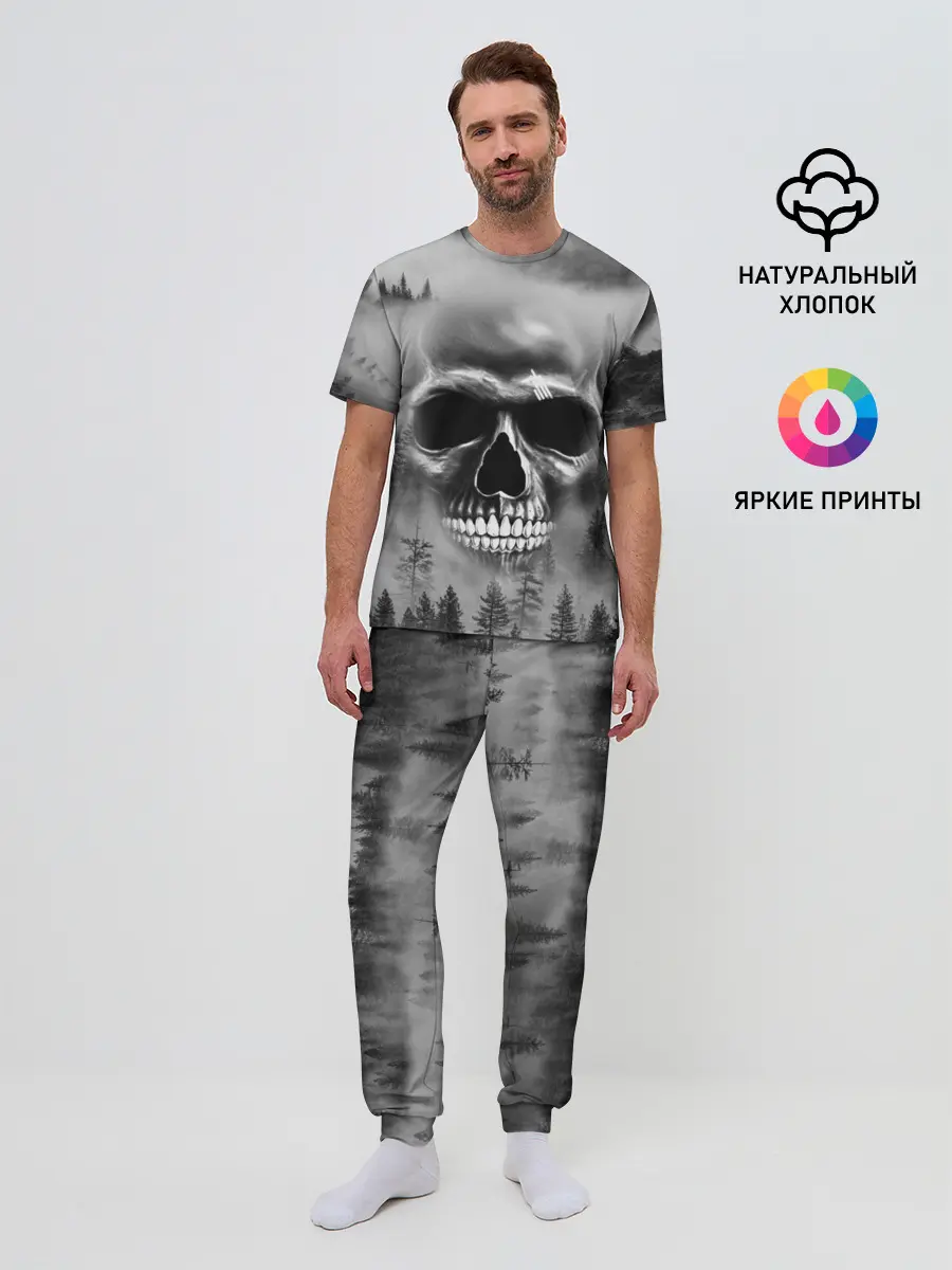 Мужская пижама с брюками / Лесной Дух
