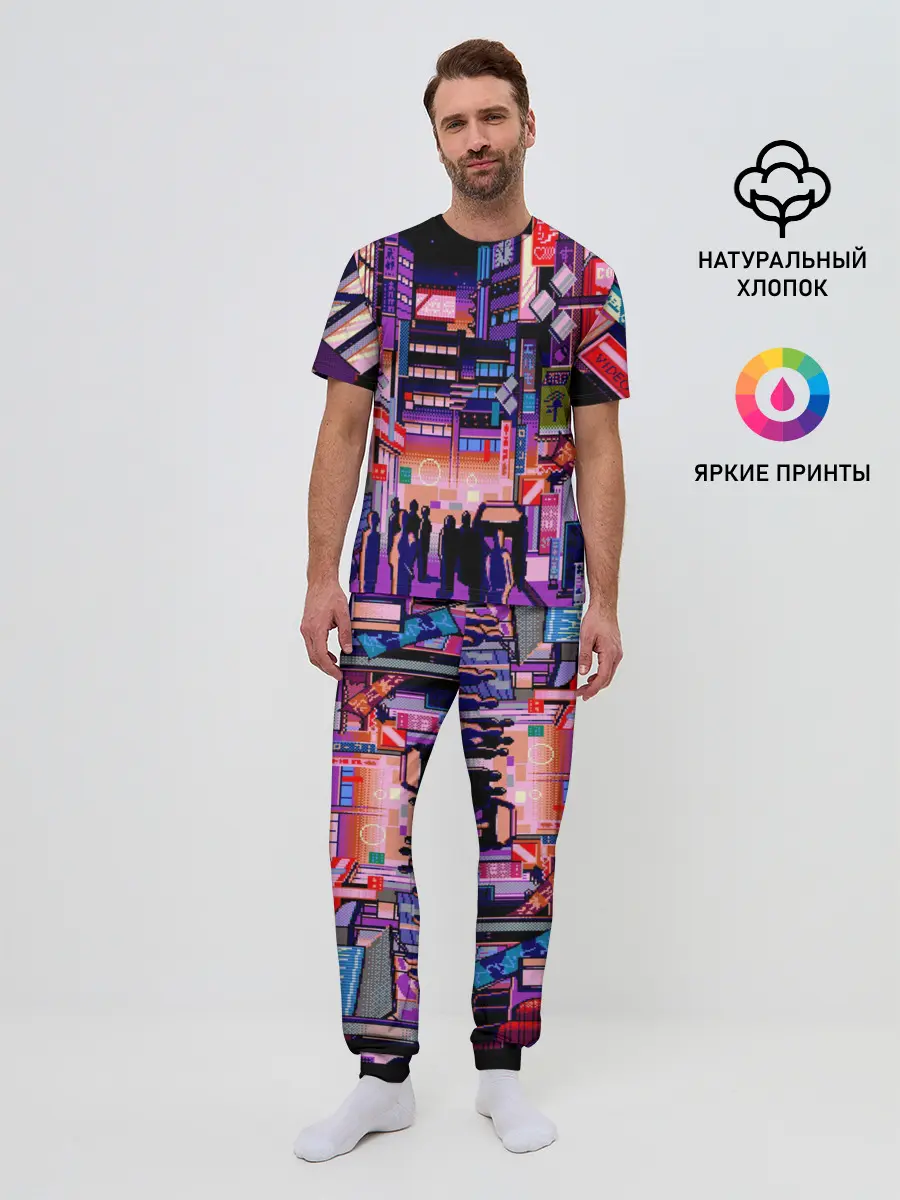 Мужская пижама с брюками / Переулок Токио
