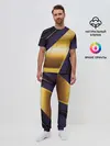 Мужская пижама с брюками / 3D luxury золото