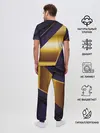 Мужская пижама с брюками / 3D luxury золото