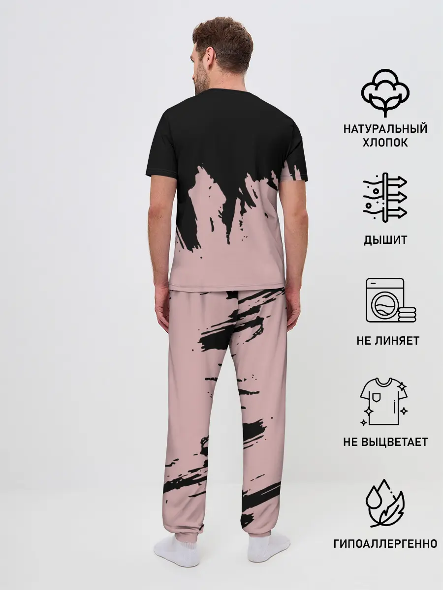 Мужская пижама с брюками / Зеницу Агацума Kimetsu no Yaiba