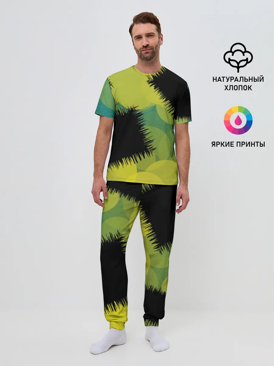 Мужская пижама с брюками / Черные дыры