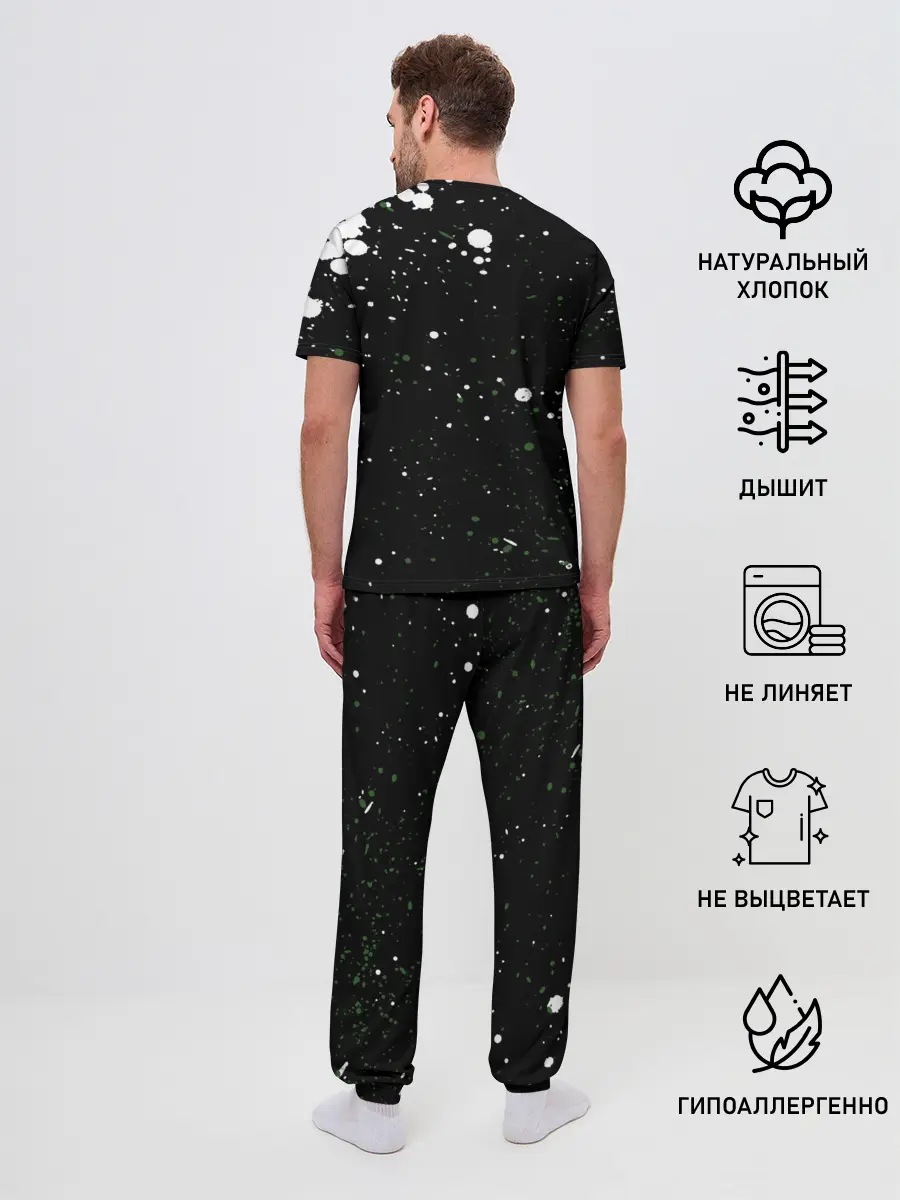 Мужская пижама с брюками / Танджиро | Клинок, рассекающий демонов