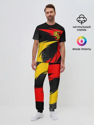 Мужская пижама с брюками / PORSCHE / ПОРШ / СПОРТ