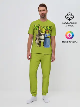 Мужская пижама с брюками / Шрек/Shrek
