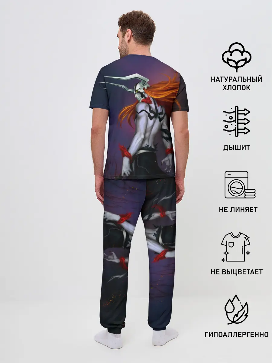 Мужская пижама с брюками / Bleach Ichigo Kurosaki