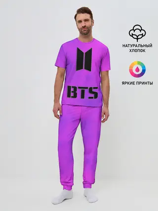 Мужская пижама с брюками / BTS ЮЖНОКОРЕЙСКИЙ БОЙБЕНД
