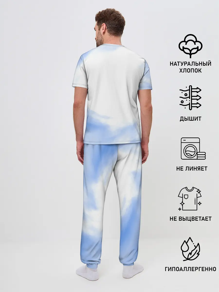 Мужская пижама с брюками / Танджиро и Незуко Камадо