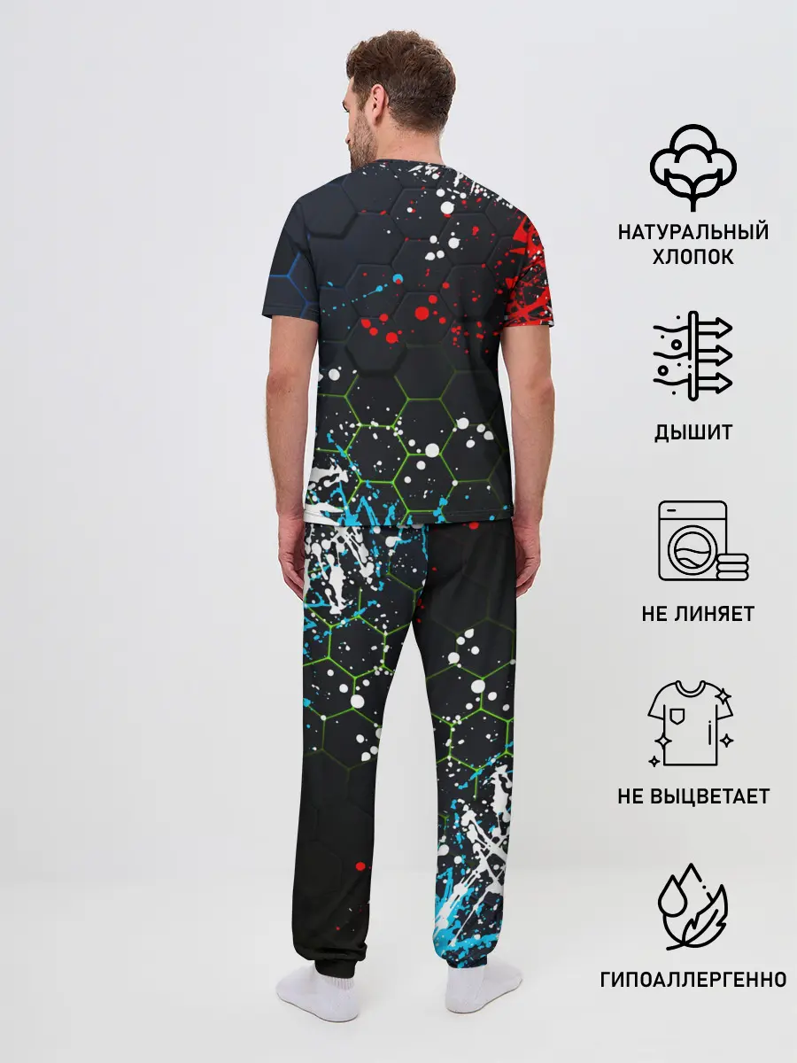 Мужская пижама с брюками / PUBG / ПАБГ / ПОРТРЕТ