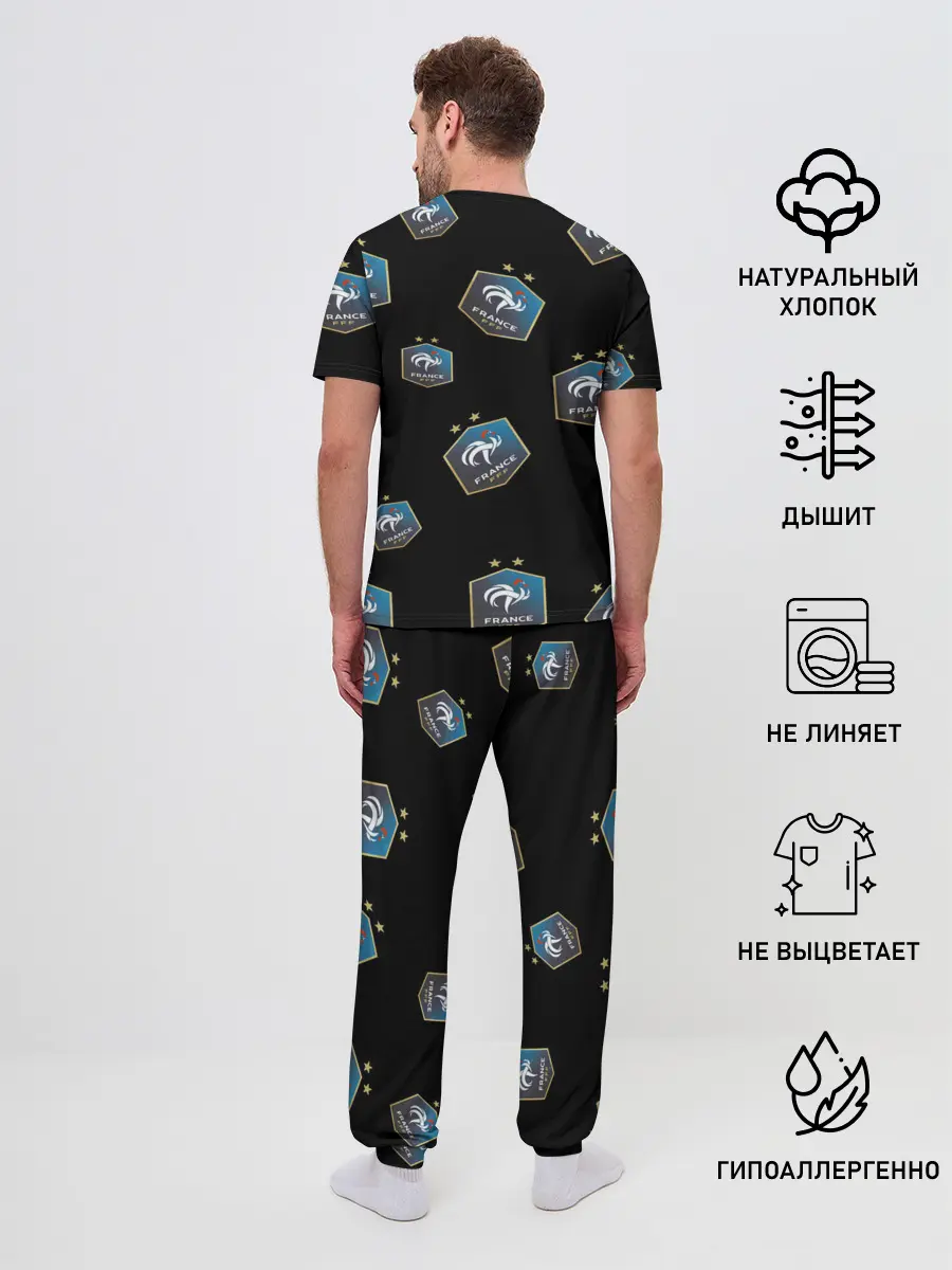 Мужская пижама с брюками / Сборная Франции