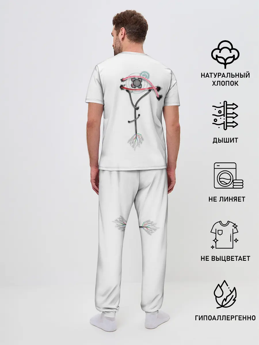 Мужская пижама с брюками / Yami: listen to my heart 3D