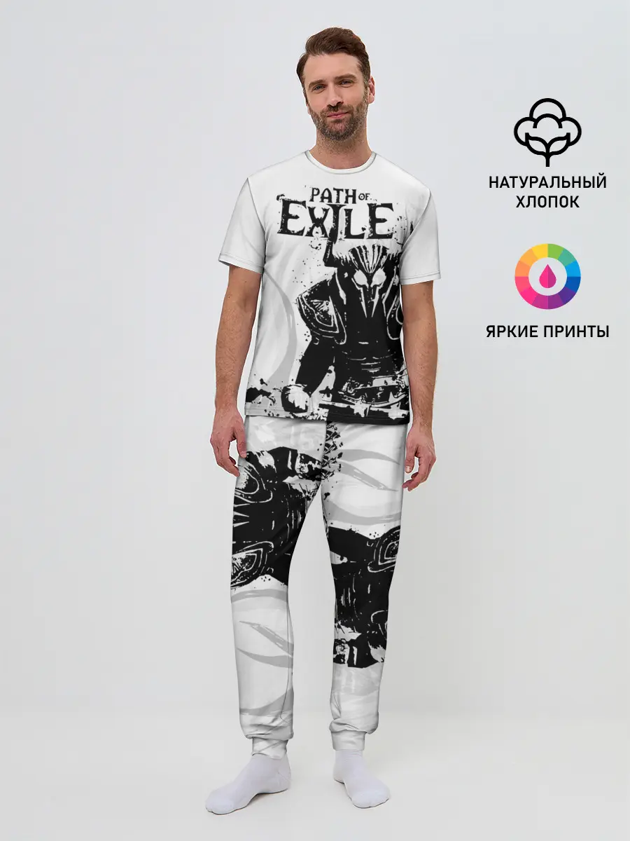 Мужская пижама с брюками / PATCH OF EXILE WARRIOR
