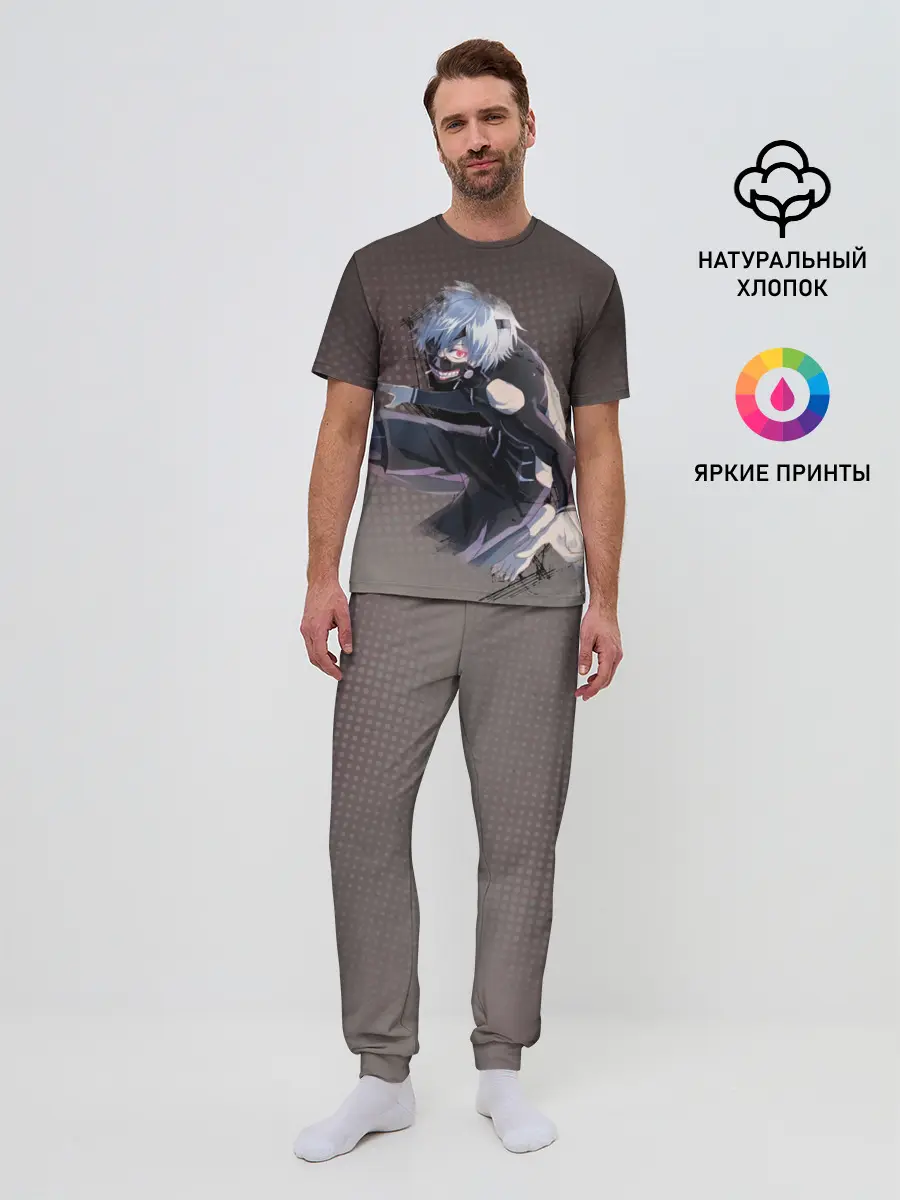 Мужская пижама с брюками / Токийский гуль
