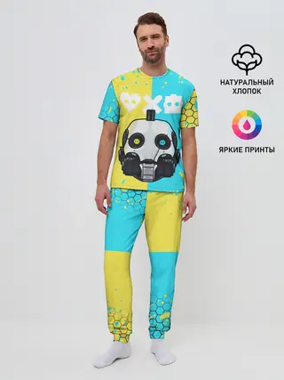 Мужская пижама с брюками / ЛЮБОВЬ СМЕРТЬ И РОБОТЫ / РОБОТ