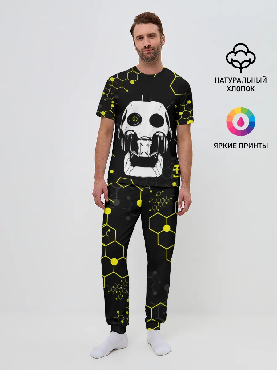 Мужская пижама с брюками / ЛЮБОВЬ СМЕРТЬ И РОБОТЫ / РОБОТ
