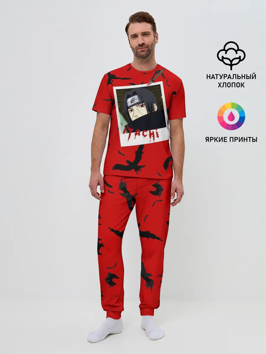 Мужская пижама с брюками / Аниме Итачи Фото
