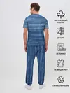 Мужская пижама с брюками / Texture. Denim