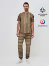 Мужская пижама с брюками / Texture. Wood