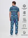 Мужская пижама с брюками / Совы