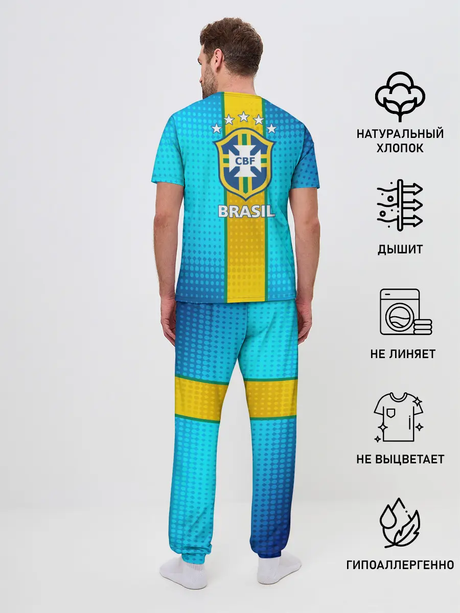 Мужская пижама с брюками / Р. Карлос | Бразилия