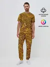 Мужская пижама с брюками / Сусальное золото