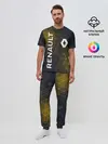 Мужская пижама с брюками / RENAULT РЕНО ЖЕЛТАЯ ГЕОМЕТРИЯ