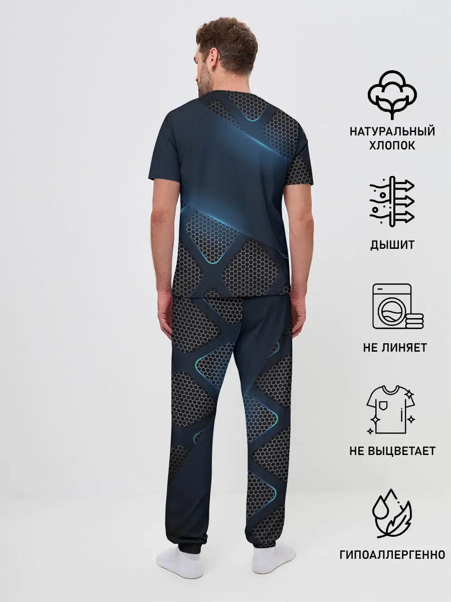 Мужская пижама с брюками / MERCEDES BENZ | 3D Geometry 3Д