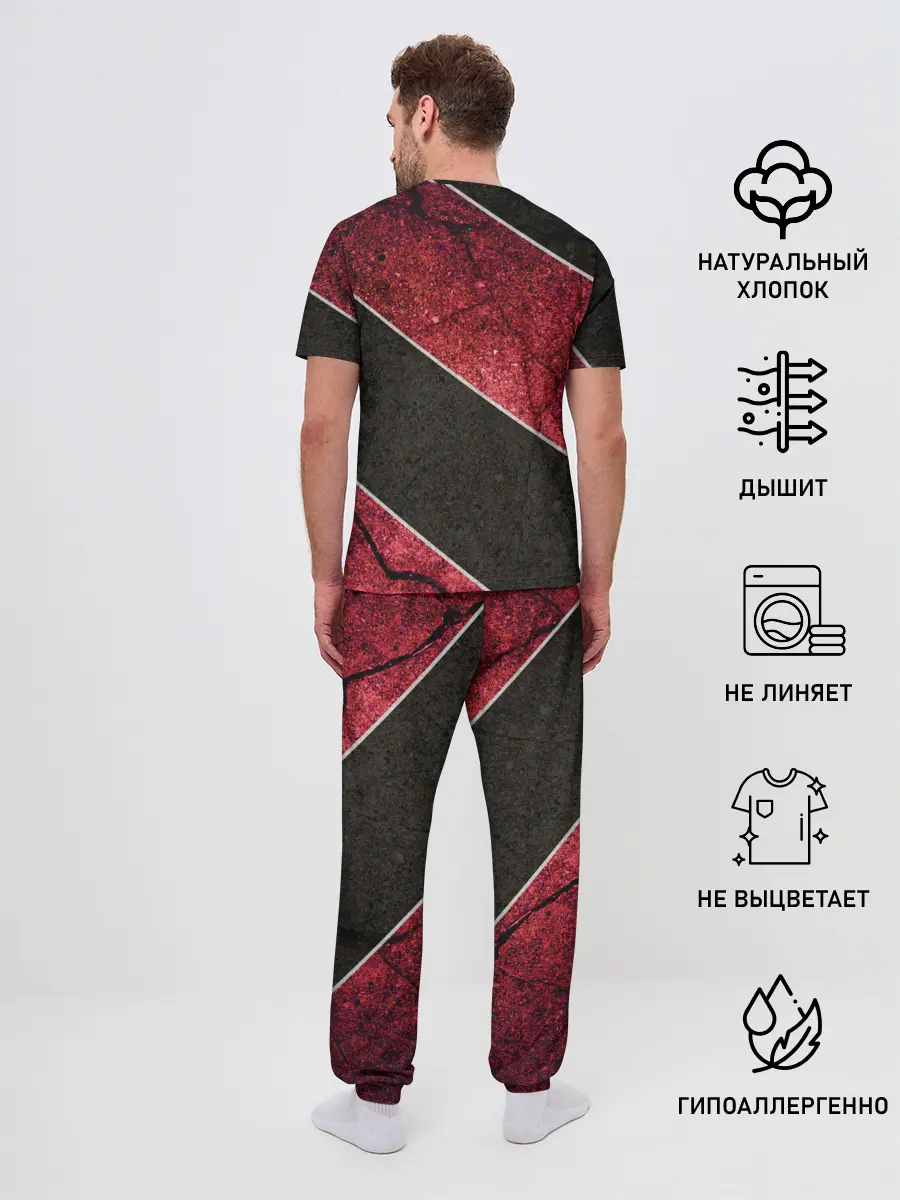 Мужская пижама с брюками / Танджиро Камадо в маске