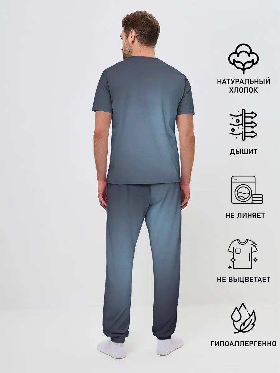 Мужская пижама с брюками / Изуна и Широ