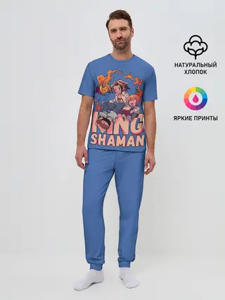 Мужская пижама с брюками / King Shaman