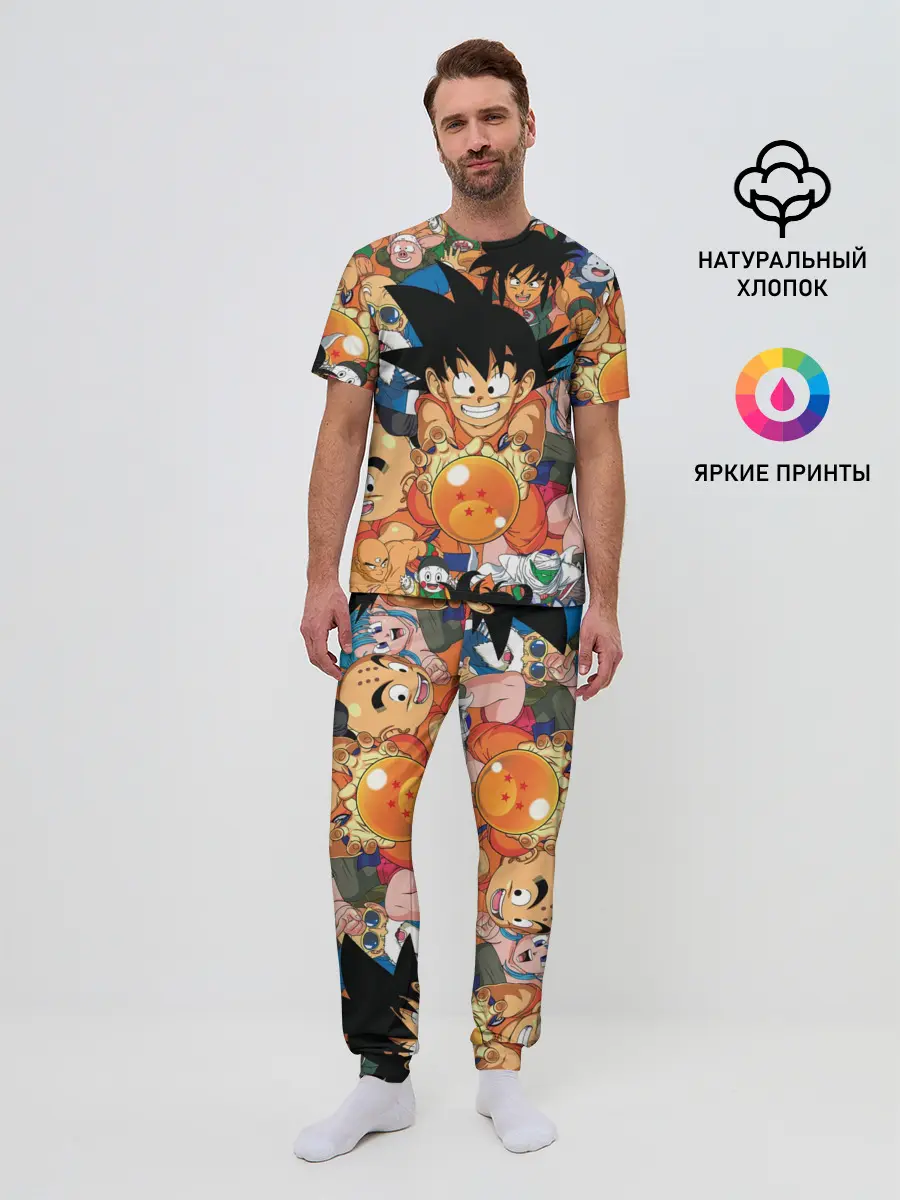 Мужская пижама с брюками / Dragon Ball
