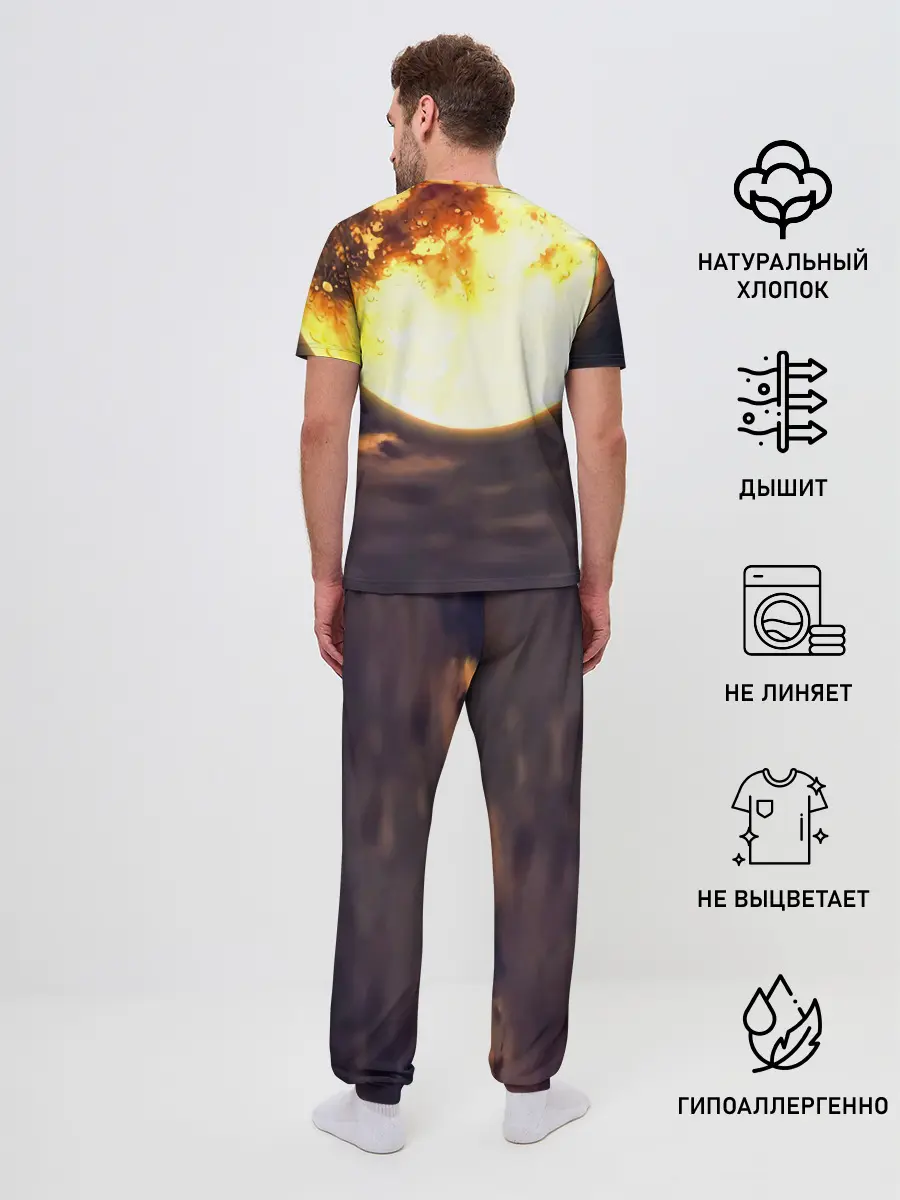 Мужская пижама с брюками / Demon Slayer: Kimetsu no Yaiba