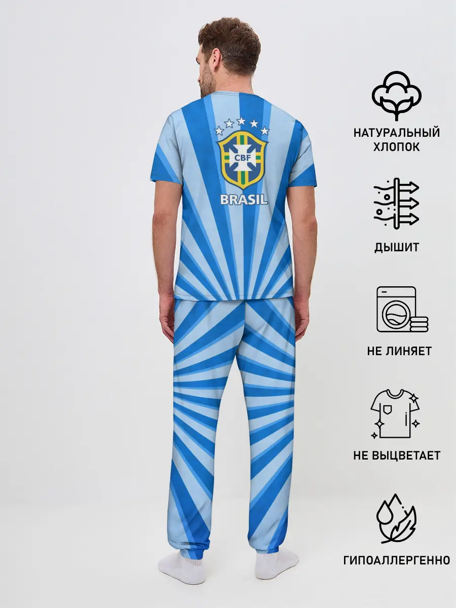 Мужская пижама с брюками / Роберто Карлос | Бразилия