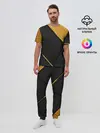 Мужская пижама с брюками / 3D BLACK & GOLD
