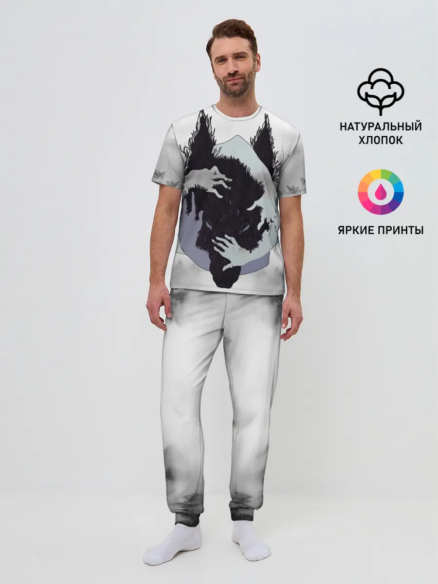 Мужская пижама с брюками / ВОЛК | WOLF