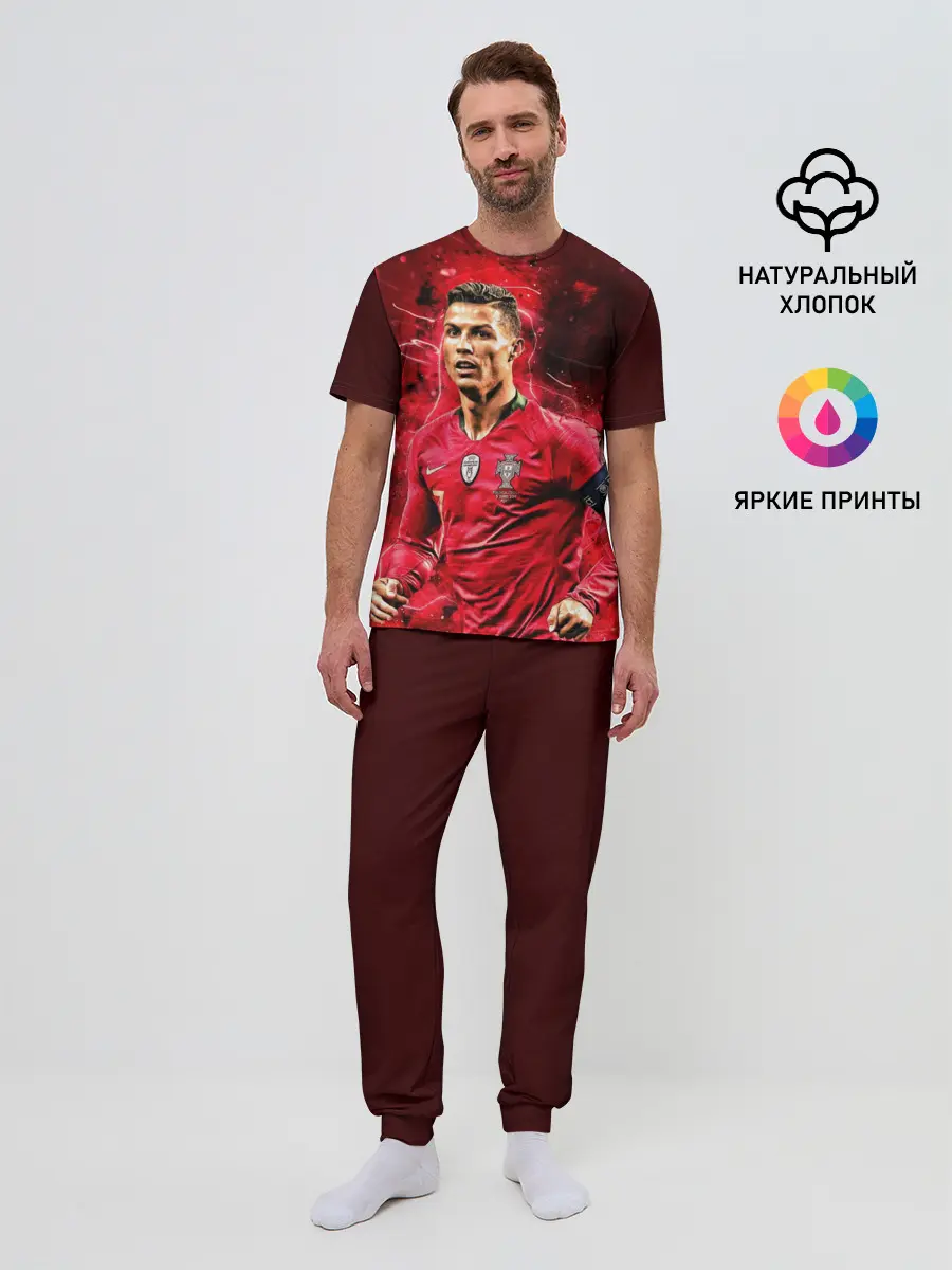 Мужская пижама с брюками / Криштиану Роналду