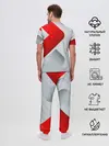 Мужская пижама с брюками / 3D SPORT STYLE RED / WHITE