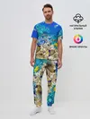 Мужская пижама с брюками / Морской мир