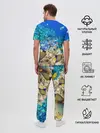 Мужская пижама с брюками / Морской мир