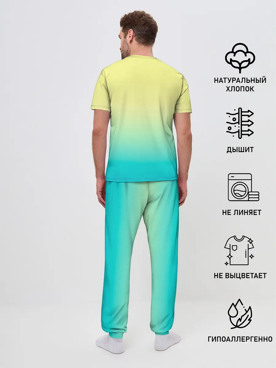 Мужская пижама с брюками / Юно и Аста | Черный Клевер