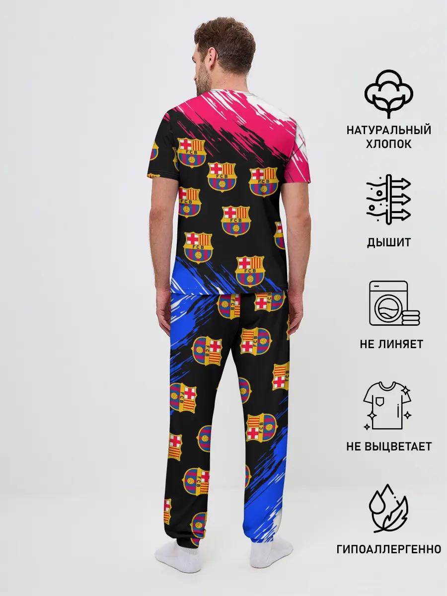 Мужская пижама с брюками / ЛИОНЕЛЬ МЕССИ / БАРСЕЛОНА