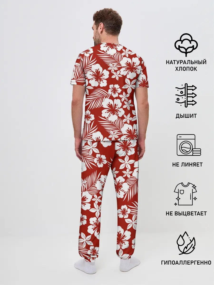 Мужская пижама с брюками / ALOHA HAWAII | АЛОХА ГАВАЙИ