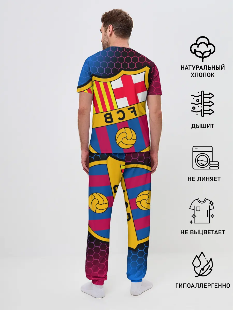 Мужская пижама с брюками / ЛИОНЕЛЬ МЕССИ / BARCELONA